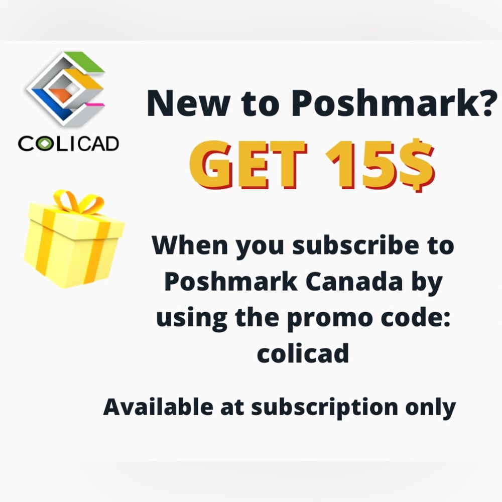 Colicad Welcome - Get 15$ Off on Your First Purchase at Poshmark.ca